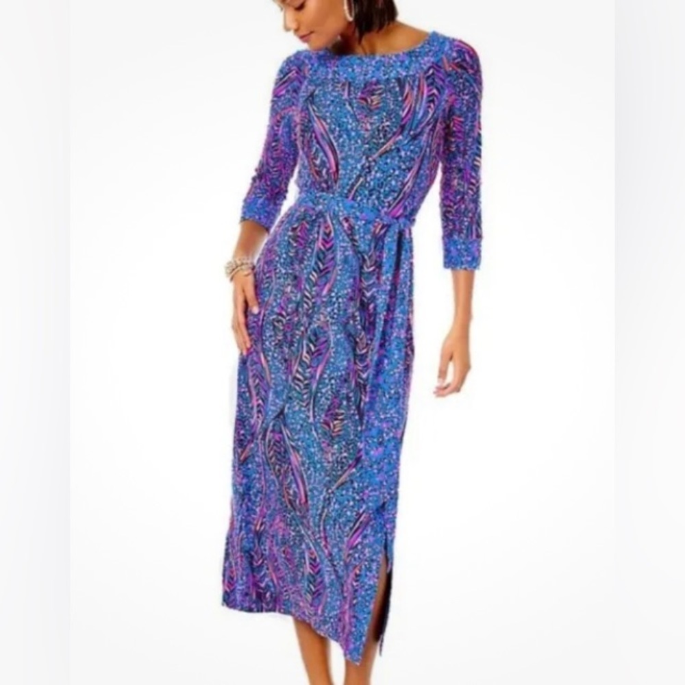 Lilly Pulitzer womens Carabella Midi Dress NWT